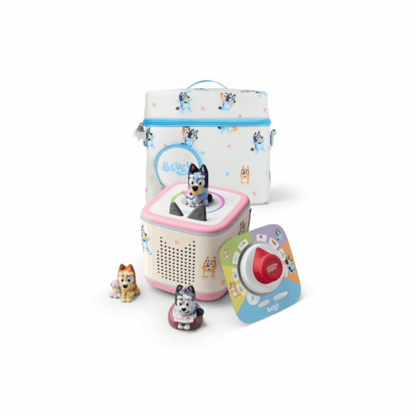Bluey Toniebox 2 Cloud Pink Bundle for Kids 3+