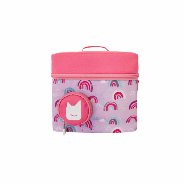 Listen & Go Bag Pink Rainbow | Toniebox Travel Case 3+